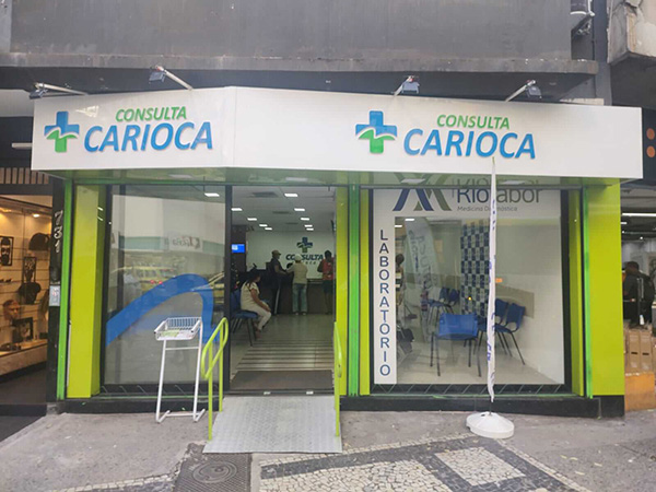 Fachada da Consulta Carioca em Copacabana